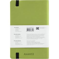 Блокнот Axent Partner Soft, 125х195, 96арк, кліт, салатовий Фото 2