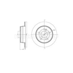 Тормозной диск METELLI 23-0104 Фото