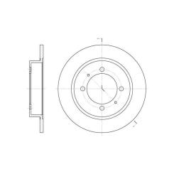 Тормозной диск REMSA 6447.00 Фото