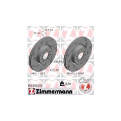 Тормозной диск ZIMMERMANN 100.3300.53 Фото