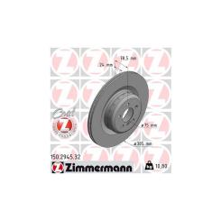 Тормозной диск ZIMMERMANN 150.2945.32 Фото