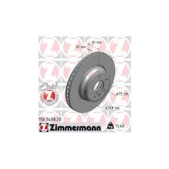 Тормозной диск ZIMMERMANN 150.3408.20 Фото