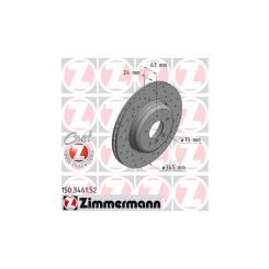 Тормозной диск ZIMMERMANN 150.3461.52 Фото
