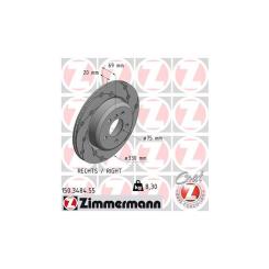 Тормозной диск ZIMMERMANN 150.3484.55 Фото