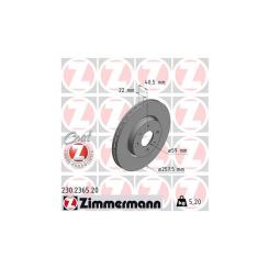 Тормозной диск ZIMMERMANN 230.2365.20 Фото