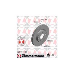 Тормозной диск ZIMMERMANN 285.3527.20 Фото
