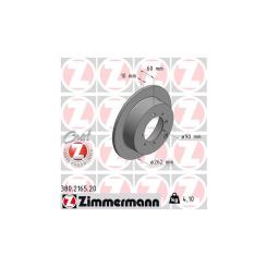 Тормозной диск ZIMMERMANN 380.2165.20 Фото