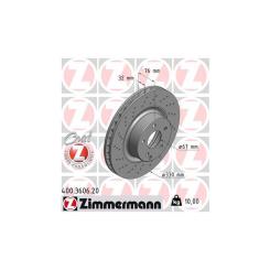 Тормозной диск ZIMMERMANN 400.3606.20 Фото
