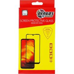 Стекло защитное Dengos Full Glue OPPO A74 (black) Фото