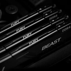 Модуль памяти для компьютера Kingston Fury (ex.HyperX) DDR4 32GB (2x16GB) 3200 MHz Fury Beast Black Фото 11