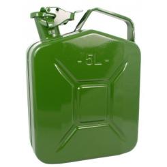 Канистра автомобильная СТАЛЬ металлическая 5 литров Фото