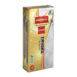 Ручка гелевая Unimax Trigel-2, серебряная Фото 2