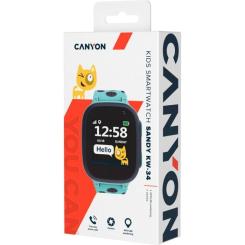 Смарт-часы Canyon CNE-KW34BL Kids smartwatch Sandy, Blue Фото 5