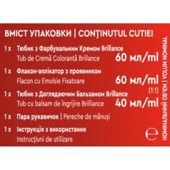 Краска для волос Brillance 891-Сине-черный 142.5 мл Фото 6