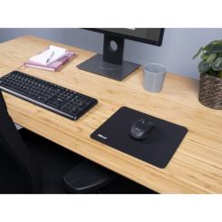 Коврик для мышки Trust Mouse Pad M Black Фото 1
