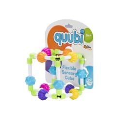 Погремушка Fat Brain Toys прорезыватель тактильный Кубби Quubi Фото 1