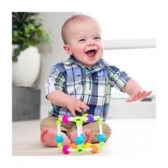 Погремушка Fat Brain Toys прорезыватель тактильный Кубби Quubi Фото 3
