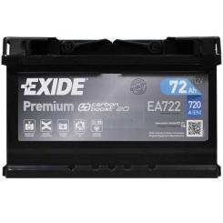 Аккумулятор автомобильный EXIDE PREMIUM 72A Фото