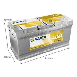 Аккумулятор автомобильный Varta Silver Dynamic 105Аh Фото 2