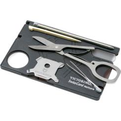 Мультитул Victorinox SwissCard NailCare Transparent Black Фото 1