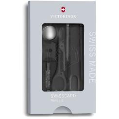 Мультитул Victorinox SwissCard NailCare Transparent Black Фото 6