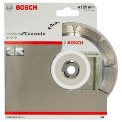 Диск пильный Bosch Standard for Concrete 125-22.23, по бетону Фото 1