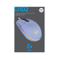 Мышка Logitech G102 Lightsync Lilac Фото 9