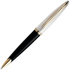 Ручка шариковая Waterman CARENE Deluxe Black/silver BP Фото 1