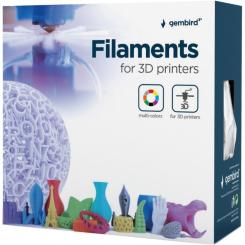 Пластик для 3D-принтера Gembird ABS, 1.75 мм, black, 1кг Фото 1