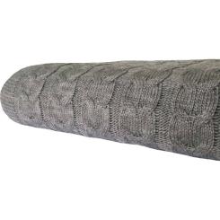 Плед Прованс Глория 190х220 косы Серый Фото 1