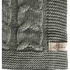 Плед Прованс Глория 190х220 косы Серый Фото 2