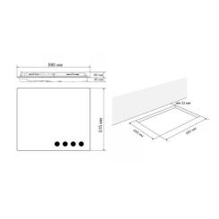 Варочная поверхность Eleyus IMPREZA 60 WH CF Фото 8