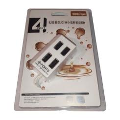 Концентратор Atcom USB TD4004 4port white Фото 1