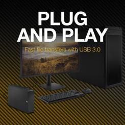 Внешний жесткий диск Seagate 3.5" 4TB Expansion Desktop Фото 3