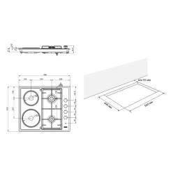 Варочная поверхность Eleyus DUO 60 IS H2 EF Фото 9