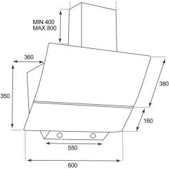 Вытяжка кухонная Grunhelm GVN 1030 BX Фото 4