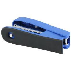 Степлер Comix пластиковый, 20 листов, скобы №24, 26, синий Фото 1