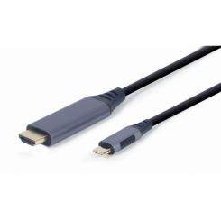 Кабель мультимедийный Cablexpert USB-C to HDMI M 1.8m 4K60Hz Фото