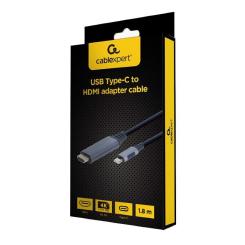 Кабель мультимедийный Cablexpert USB-C to HDMI M 1.8m 4K60Hz Фото 2