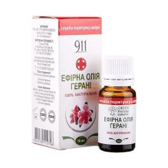 Эфирное масло ГРІН ФАРМ КОСМЕТИК Масло эфирное герани 10 мл Фото