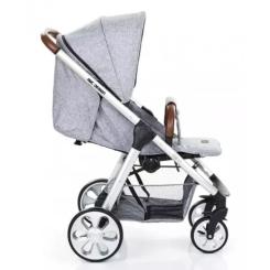 Коляска ABC design Mint Graphite, светло-серая Фото 1