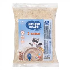 Детская каша Дитяча кашка 3 злаки 150 г Фото
