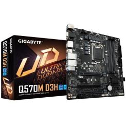 Материнская плата GIGABYTE Q570M D3H Фото