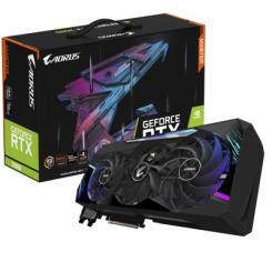 Видеокарта GIGABYTE GeForce RTX3080 12Gb AORUS MASTER Фото