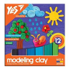 Пластилин Yes Erudite 12 цв. 240 г Фото