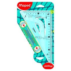 Линейка Maped Угольник UNBREAKABLE 60гр/210мм, пластик Фото 1
