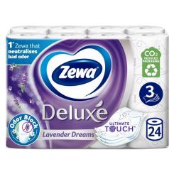 Туалетная бумага Zewa Deluxe Лаванда 3 шари 24 рулони Фото 1