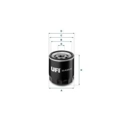 Фильтр масляный UFI 23.435.00 Фото