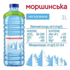 Минеральная вода Моршинська 3.0 н/газ пет Фото 4