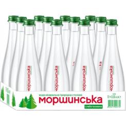 Минеральная вода Моршинська Премиум 0.33 сл/газ ст. Фото 1